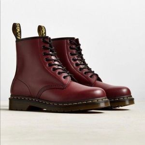Maroon/burgundy doc martens